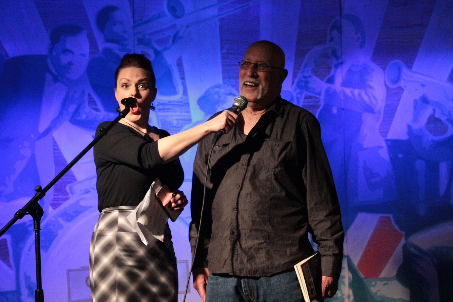 Tracey and Les Edgerton at Noir at the Bar Bouchercon 2015